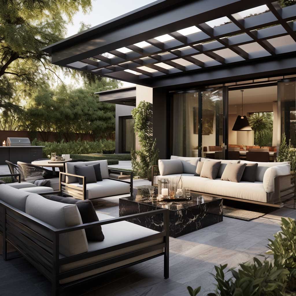 21+ Sophisticated Patio Layout Designs for Contemporary Homes • 333 ...