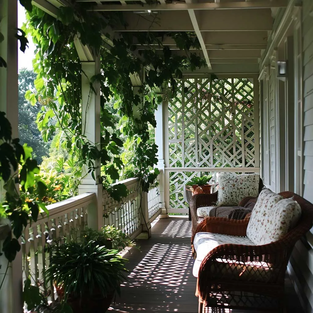 Has No Front Porch Privacy Southernescape (@southernescape) Built A