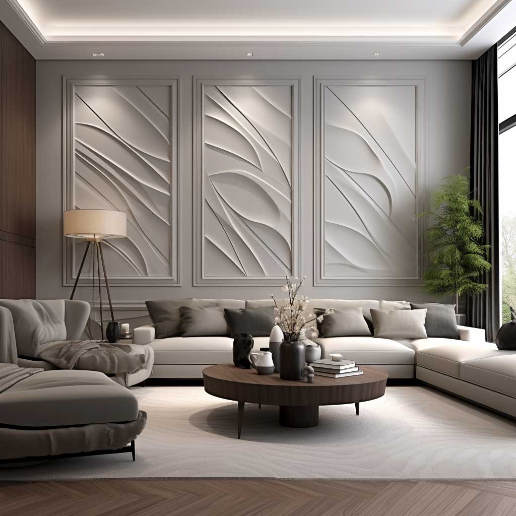 21+ Creative PVC Wall Panel Design Solutions for Elegant Living Rooms ...