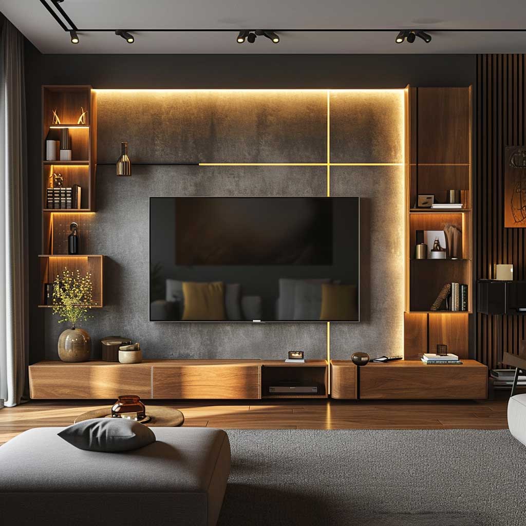 35 Sleek And Chic TV Wall Panel Designs For A Modern Look 333 Art   Tv Wall Panel Design 8 