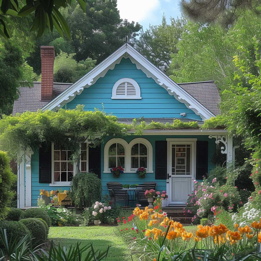 3+ Bright and Inviting Exterior Color Combinations with Turquoise and ...