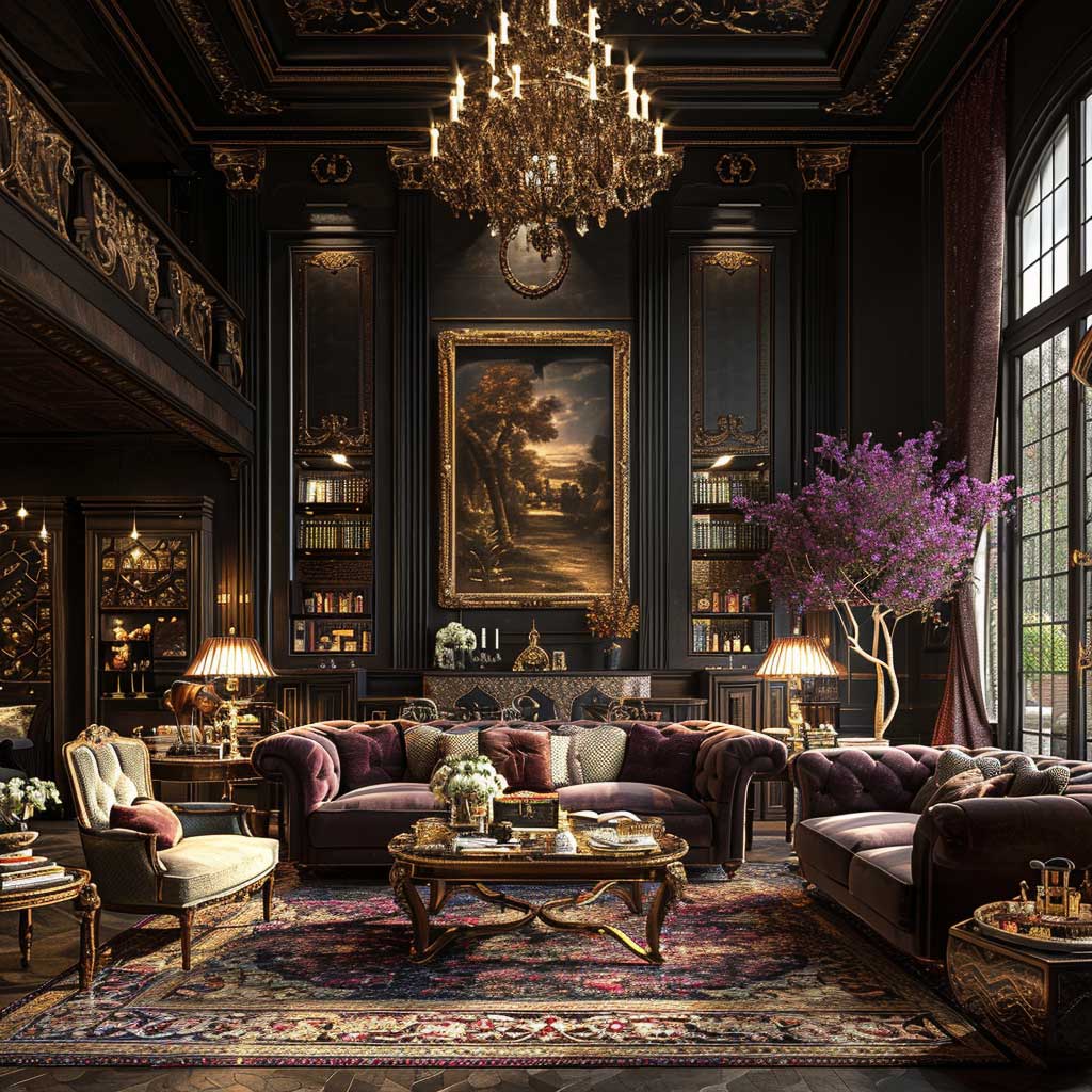 Step Into a Scene with Cinematic Glamor Interior Design • 333 ...