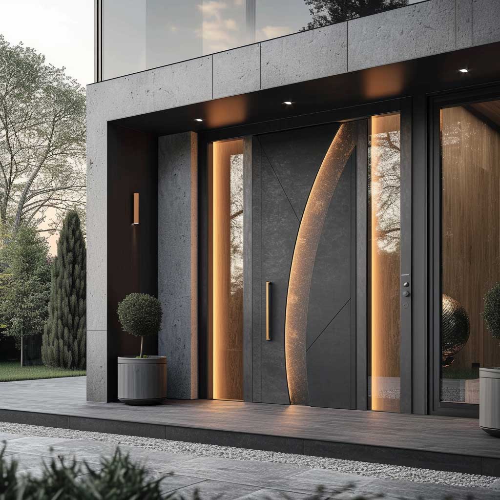 20+ Bold and Beautiful Modern Door Designs for Your Main Entrance ...