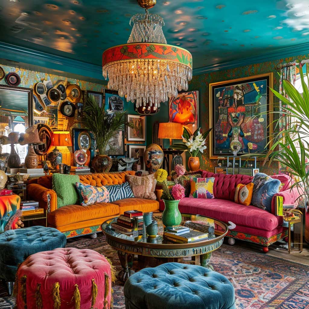 21+ Vibrant Maximalist Living Room Inspirations for Your Home • 333 ...