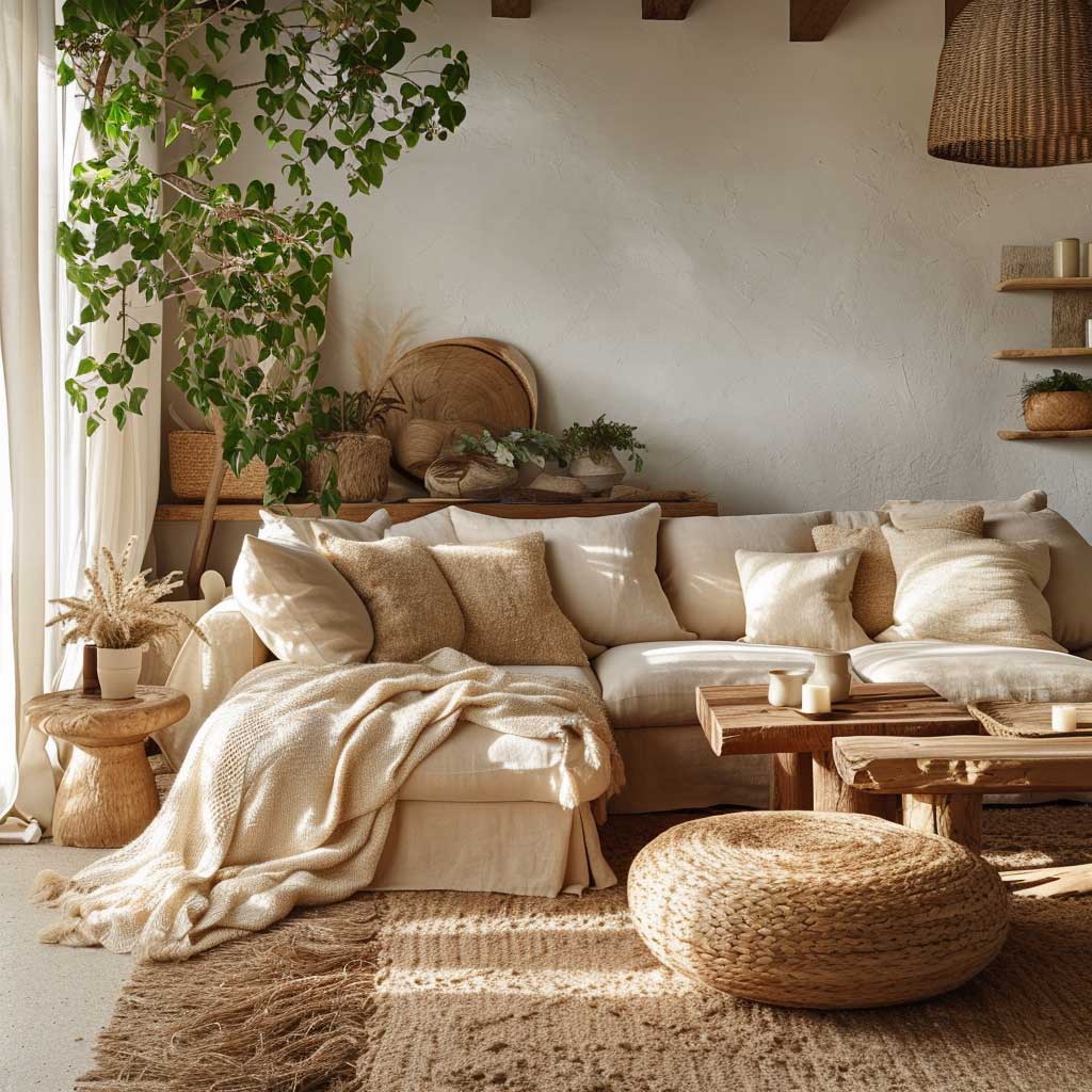 20+ Natural Living Room Inspirations for a Cozy and Earthy Feel • 333 ...