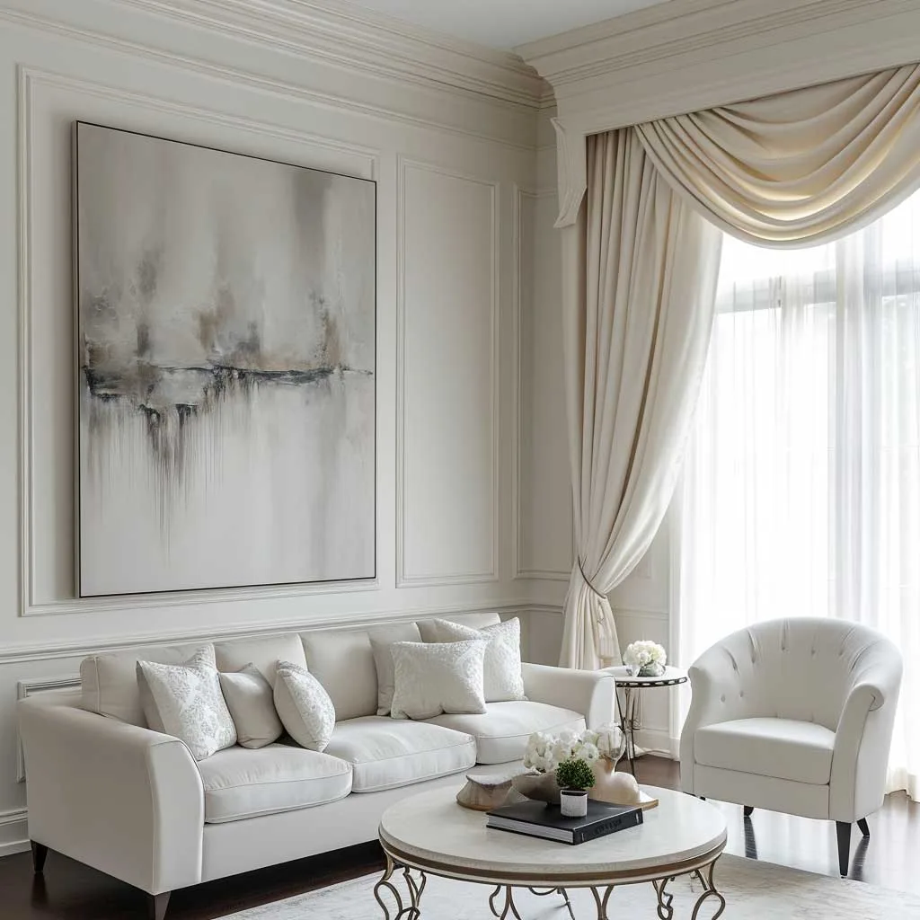 Traditional Modern White Interior Design Modern Classic: Contemporary