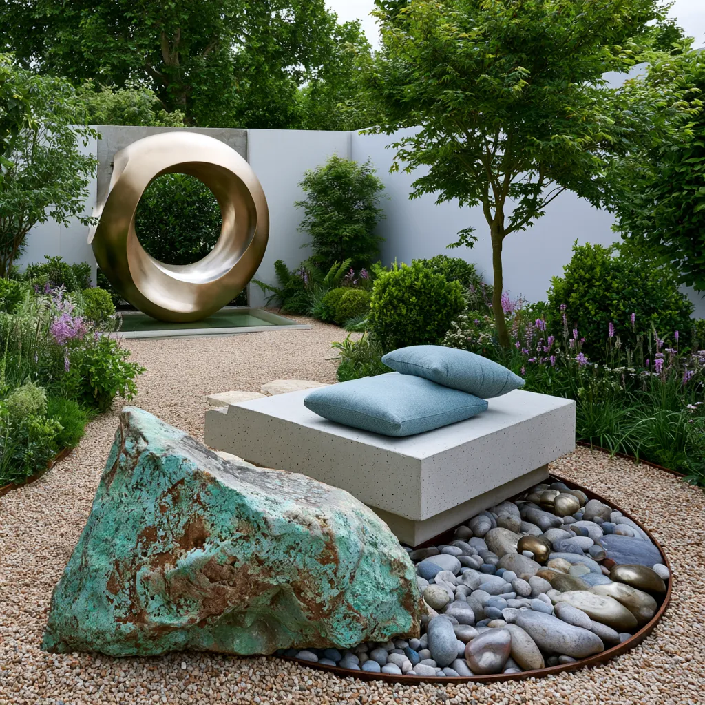sculptural garden design