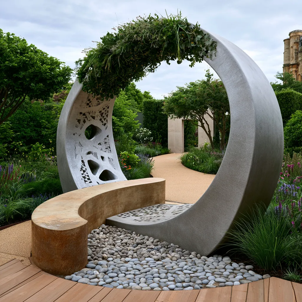sculptural garden design and build