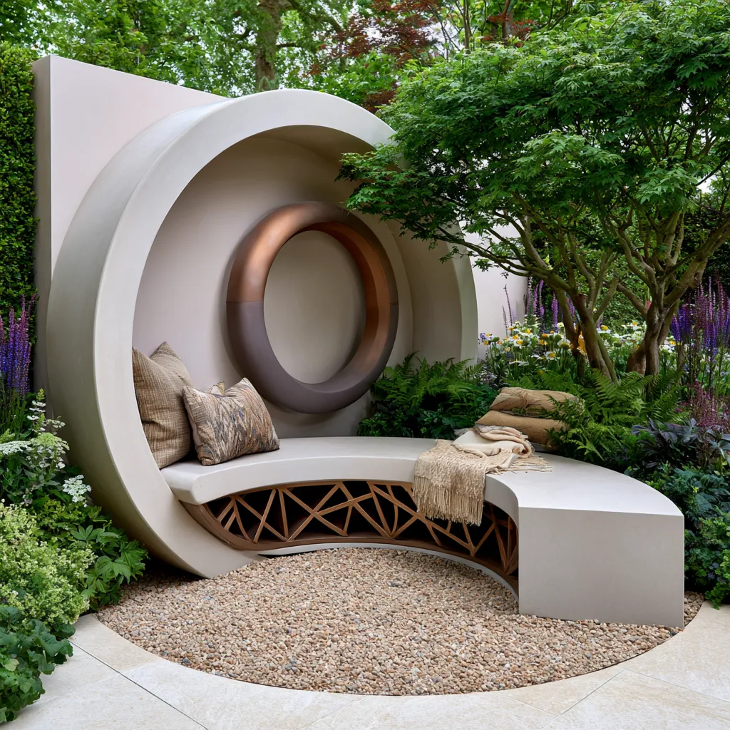 sculptural garden makeover