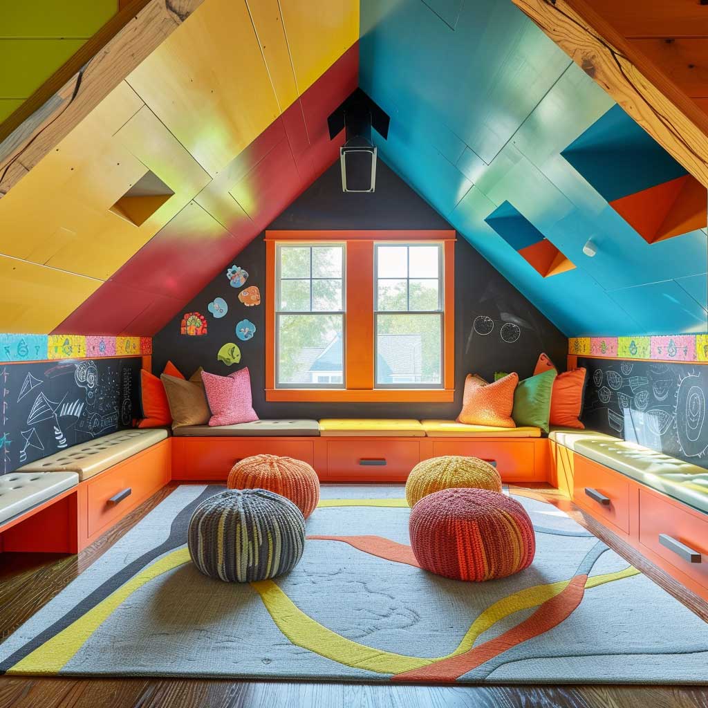 15+ Attic Room Designs Featuring Creative Playrooms for Kids • 333 ...