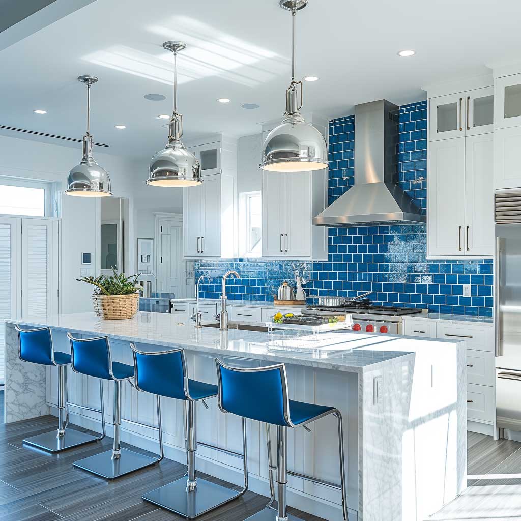 20+ Tranquil Blue and White Living Spaces • 333+ Inspiring Lifestyle Ideas