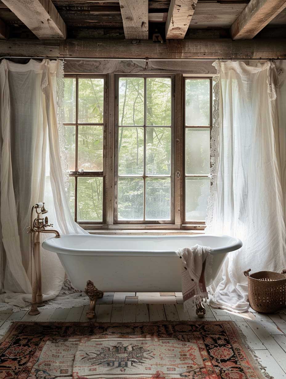 33+ Farmhouse Bathroom Ideas That Speak to the Soul • 333+ Art Images