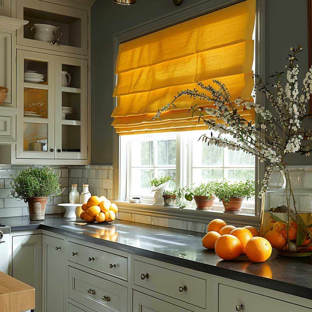 10 Kitchen Window Covering Ideas For Small And Large Windows Alike   Kitchen Window Covering Ideas 6 