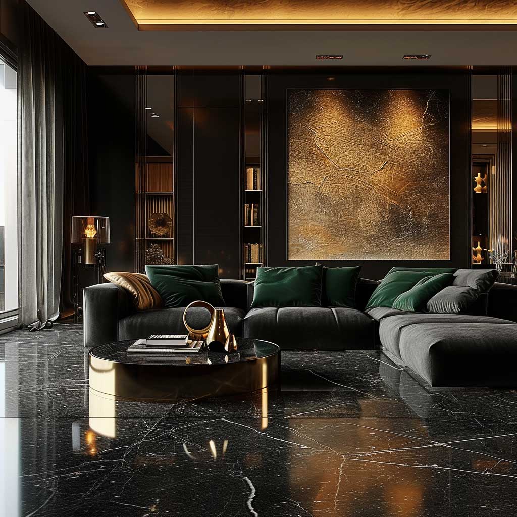 10+ Transformative Luxury Black Living Room Ideas for a Dramatic Flair