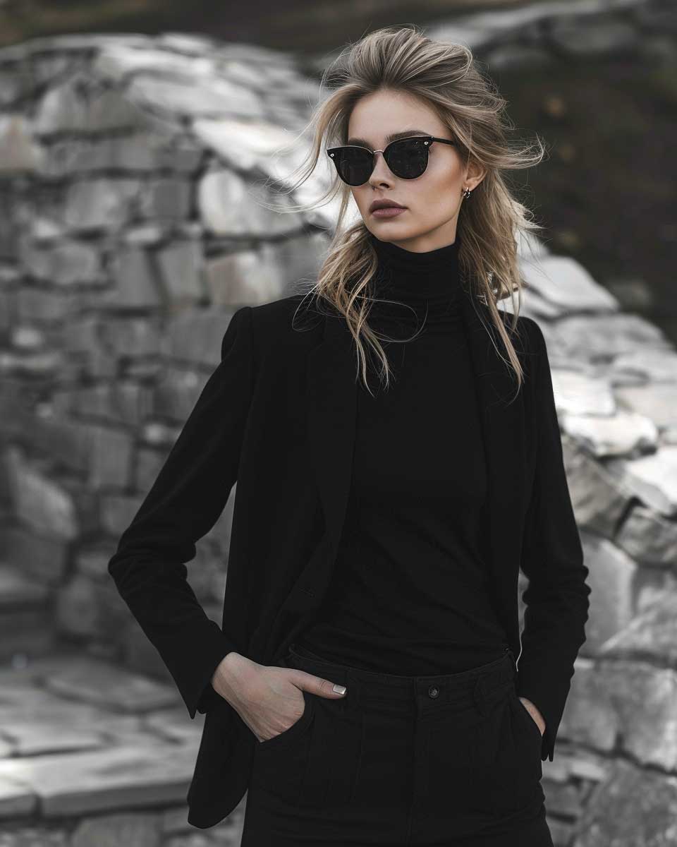 Delve into the realm of minimalist elegance with chic all black outfit inspiration. Reflect on the power of clean lines, structured silhouettes, and monochromatic layering. Share your favorite minimalist styling tips and tricks for creating effortlessly chic ensembles that exude understated glamour.