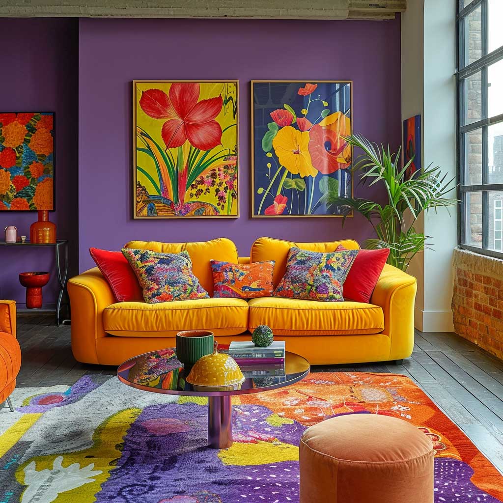 21+ Best Living Room Colours for Vibrant Eclectic Textures • 333k ...