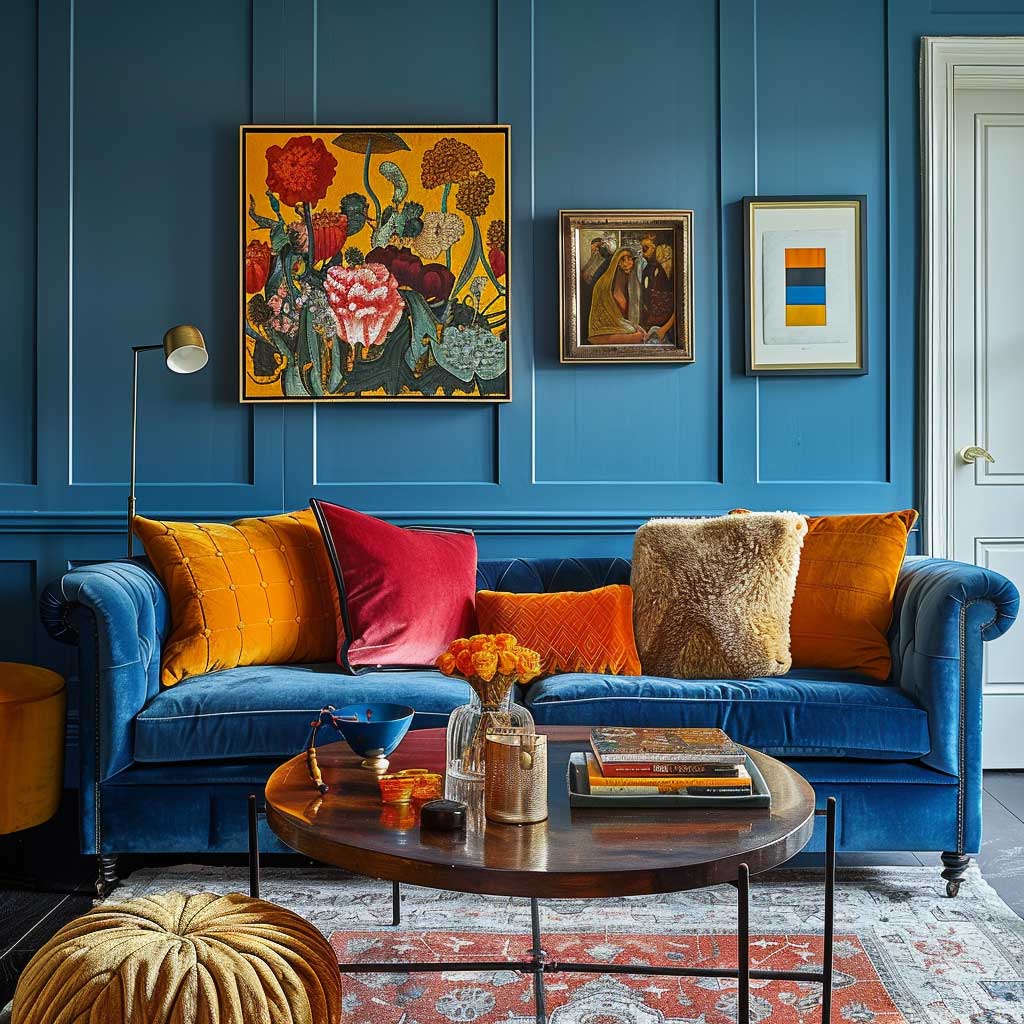 21+ Best Living Room Colours for Vibrant Eclectic Textures • 333k ...