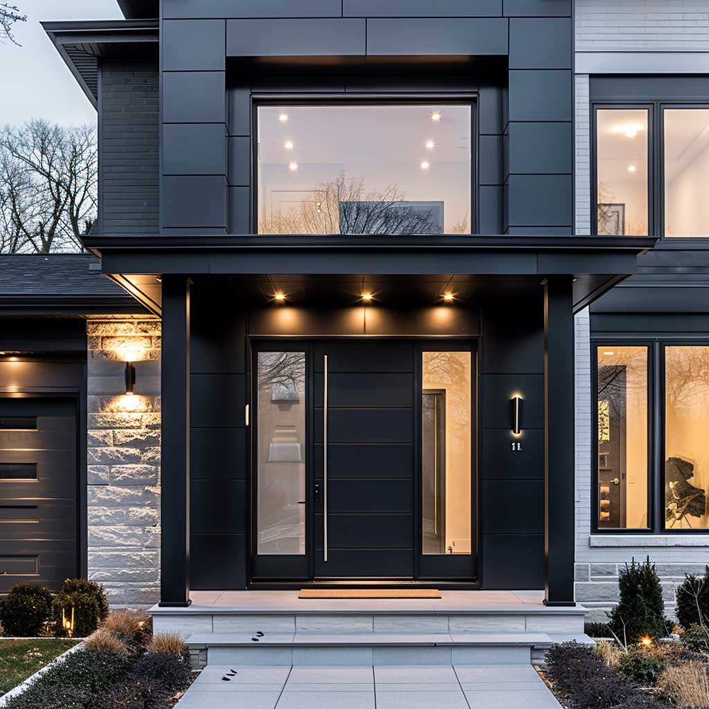 Bold Statements: Incorporating Black Accents for a Striking House Front - 7
