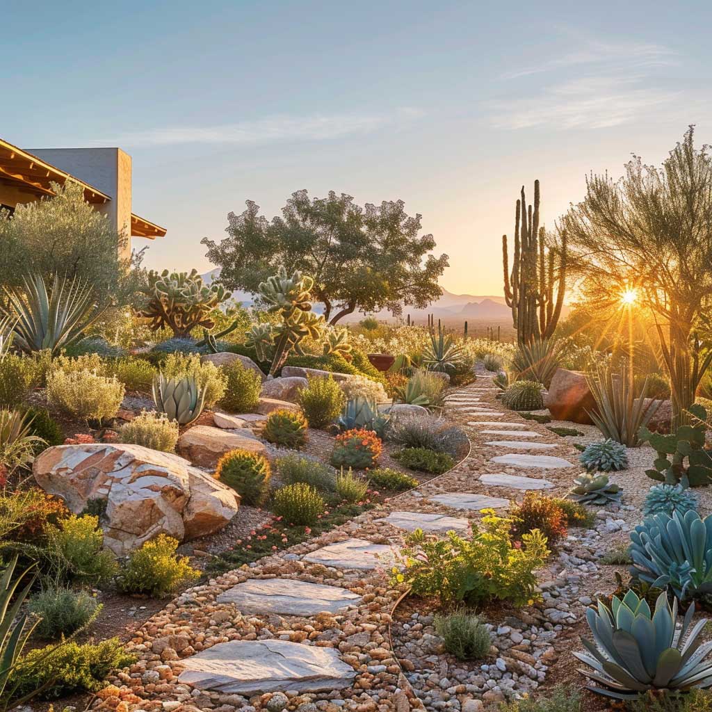 22+ Desert Landscape Ideas for Low Maintenance & High Style Gardens ...