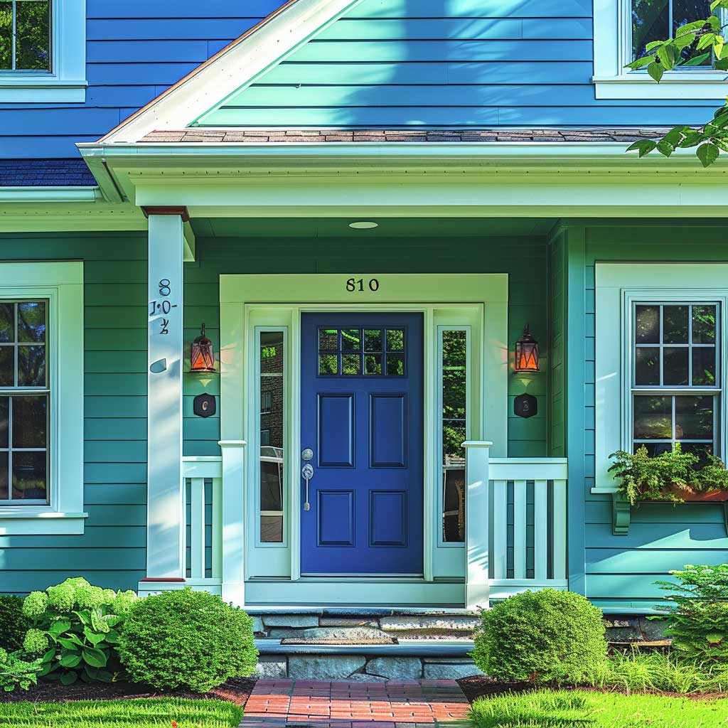 Best Exterior Paint Colors For Home With Shades Of Green And Blue • 333k Inspiring Lifestyle Ideas