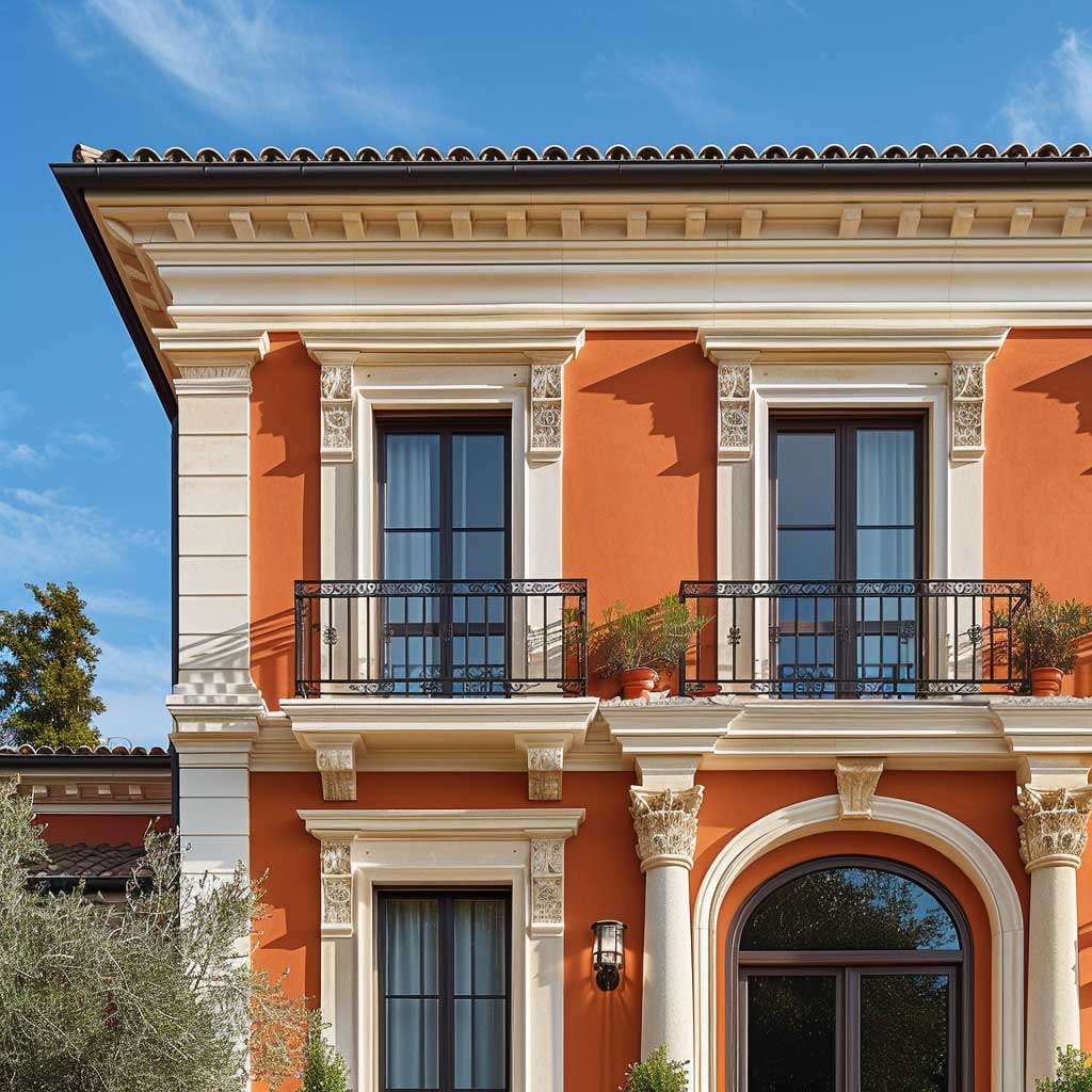 Terracotta and Beige Reign Supreme in External House Color Choices