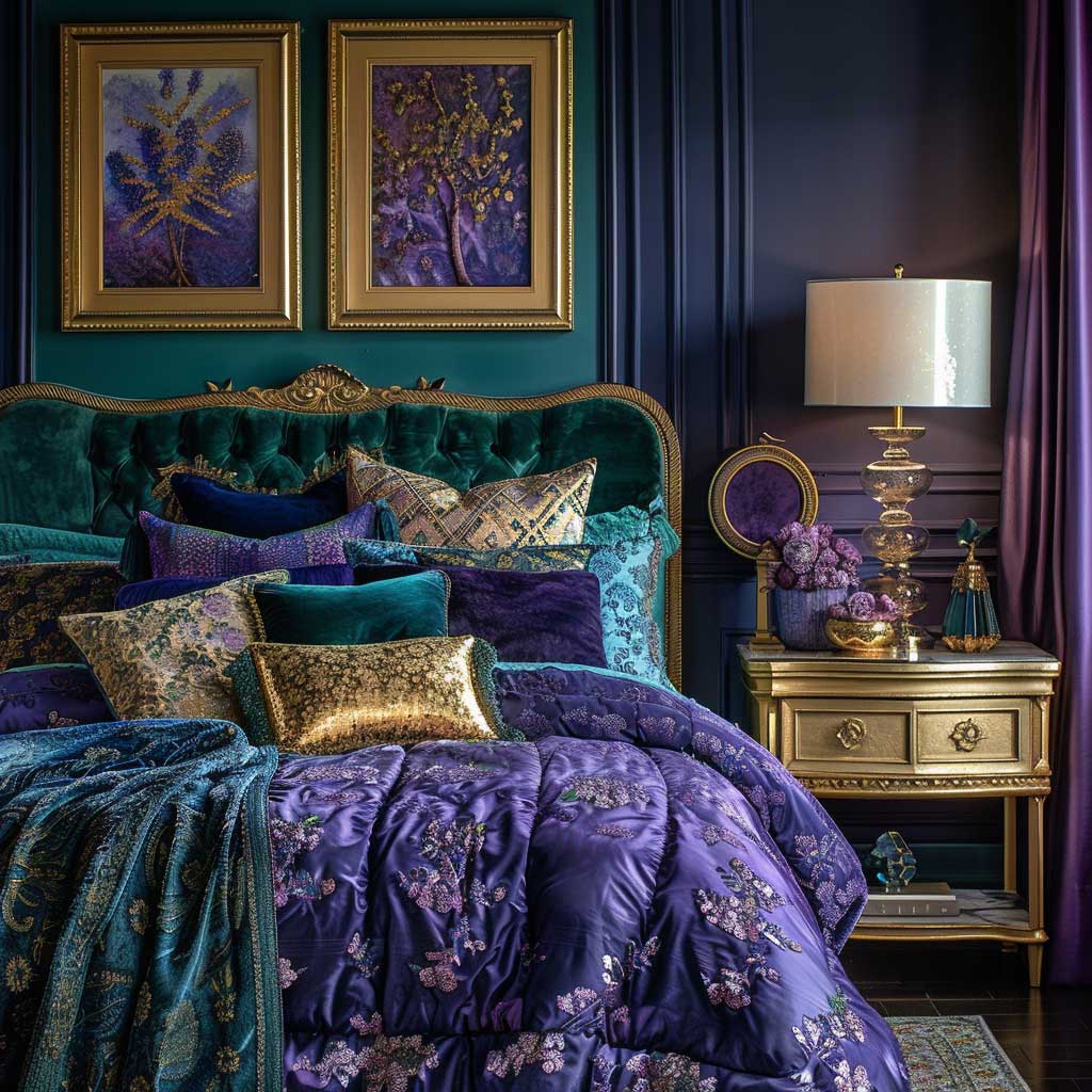 3+ Home Interior Color Combination Tips for a Vibrant Bedroom • 333 ...