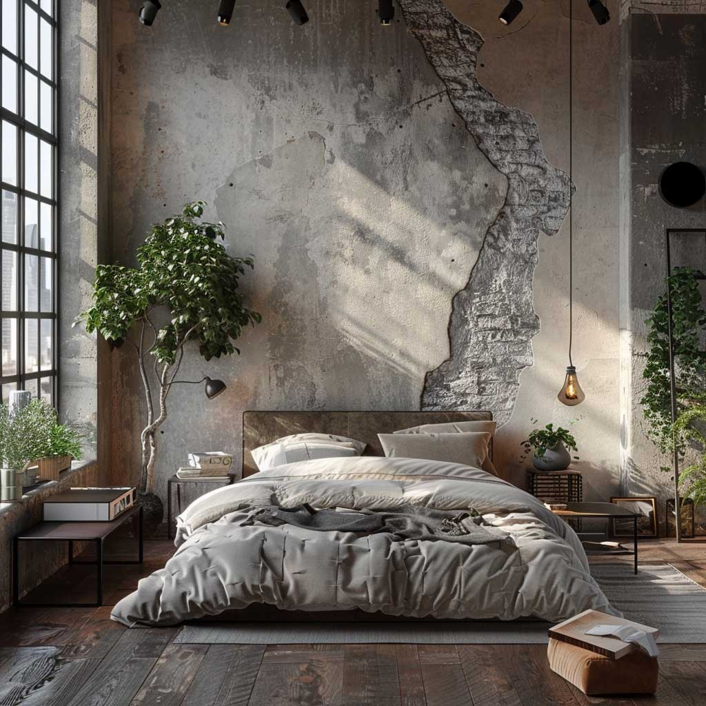 10+ Ideas for Painting Bedroom Walls for a Chic Industrial Look • 333 ...