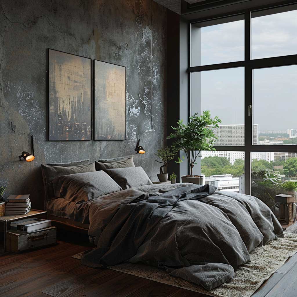 10+ Ideas for Painting Bedroom Walls for a Chic Industrial Look • 333 ...