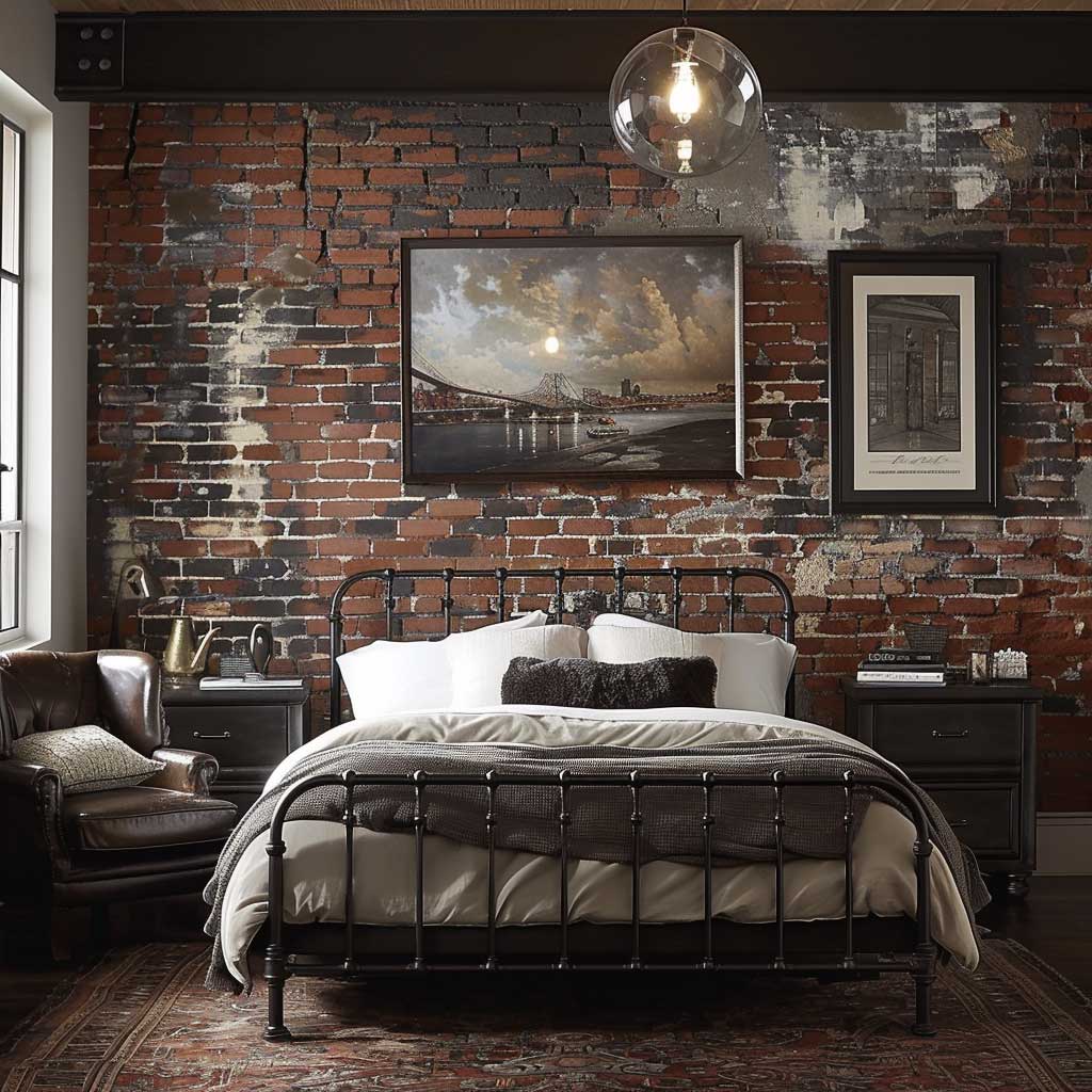 10+ Ideas for Painting Bedroom Walls for a Chic Industrial Look • 333 ...