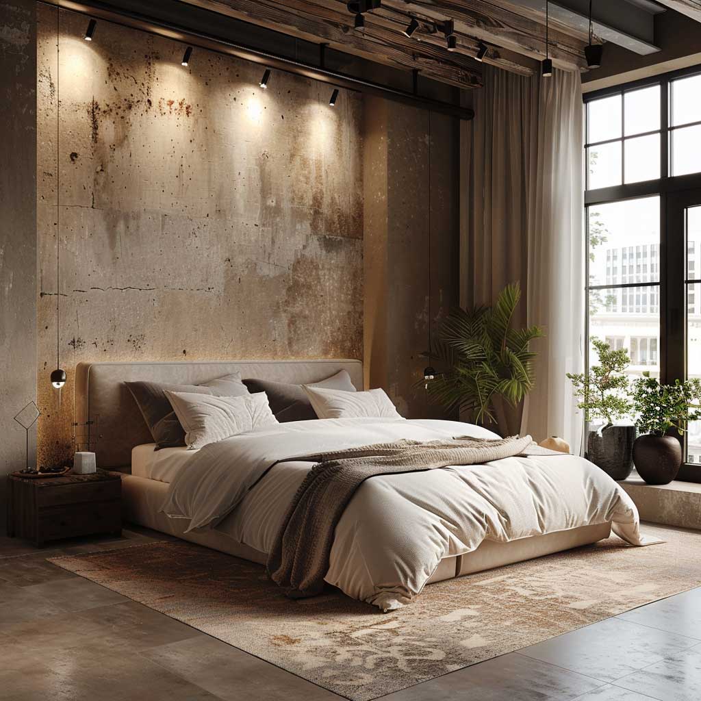 10+ Ideas for Painting Bedroom Walls for a Chic Industrial Look • 333 ...