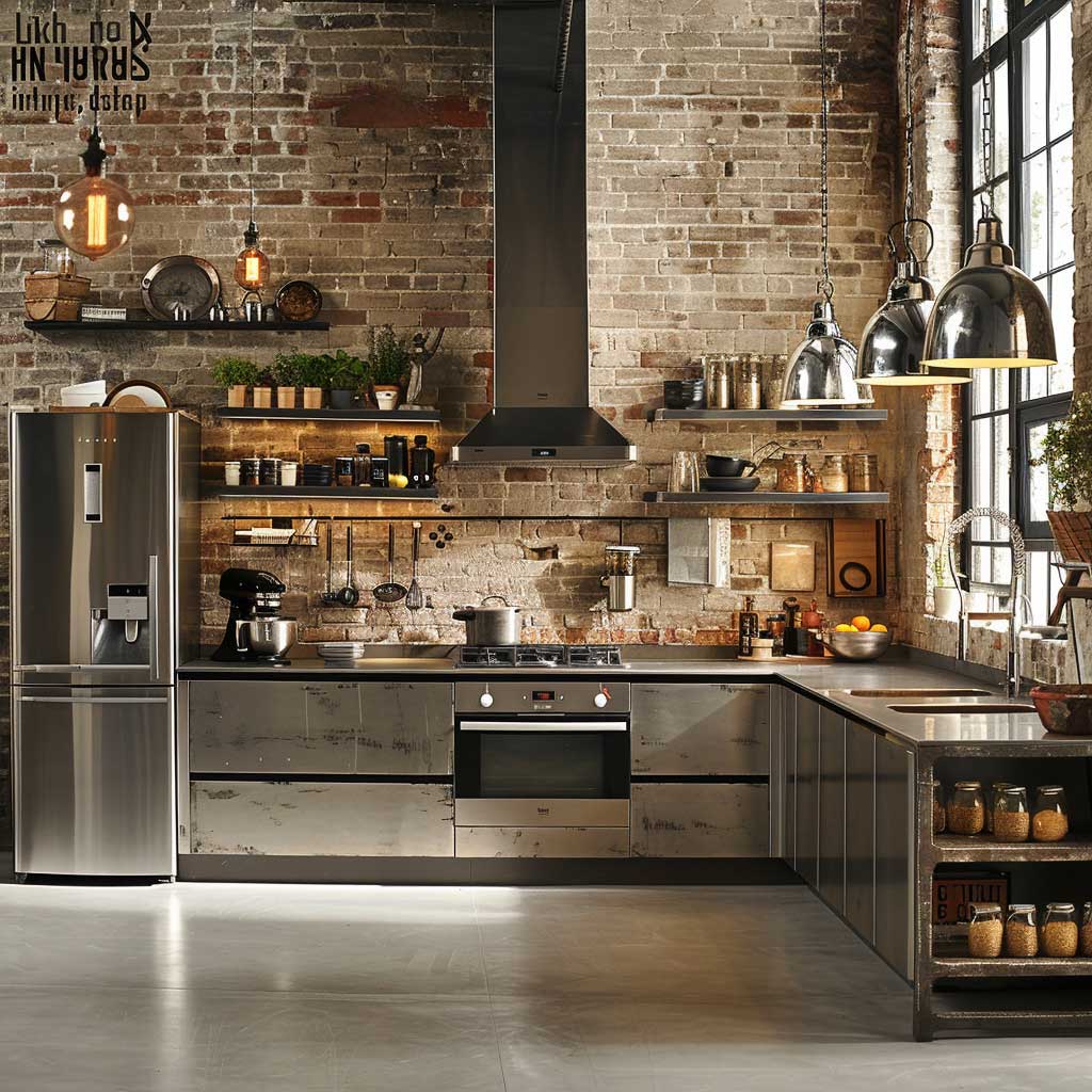 3+ L Shaped Kitchen Design Tips for Sleek Industrial Spaces • 333 ...