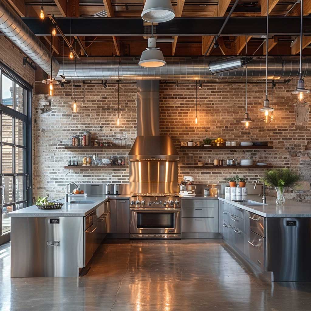 3+ L Shaped Kitchen Design Tips for Sleek Industrial Spaces • 333 ...