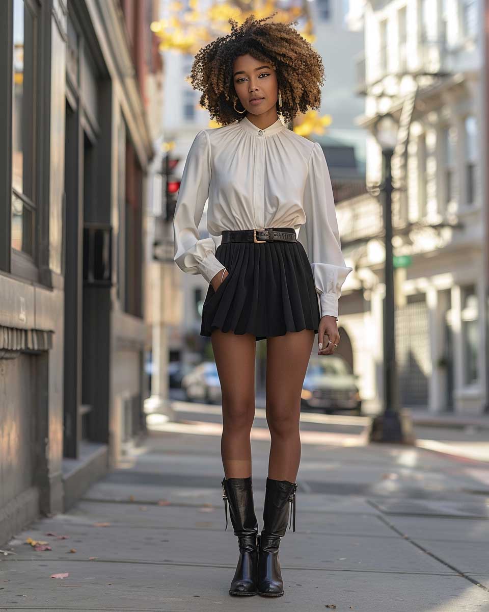 Skater Skirt Outfit Ideas 15 Ideas And Combination Of Skater Skirt