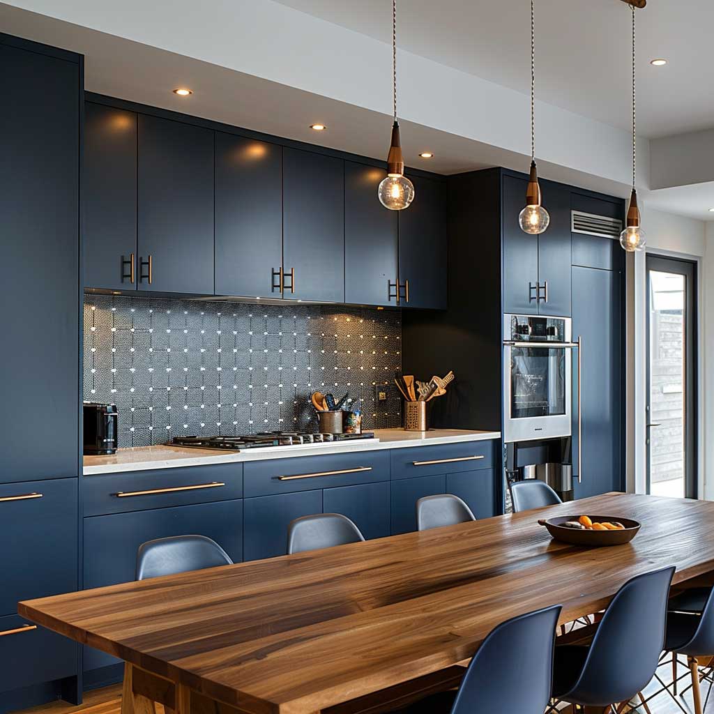 15+ Navy Kitchen Ideas for a Sleek and Modern Look