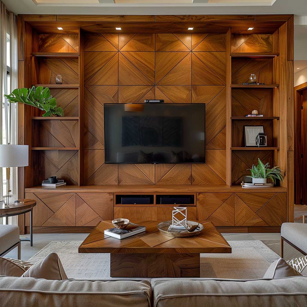 Create A Focal Point In Your Living Room With Tv Wall Wood Designs 