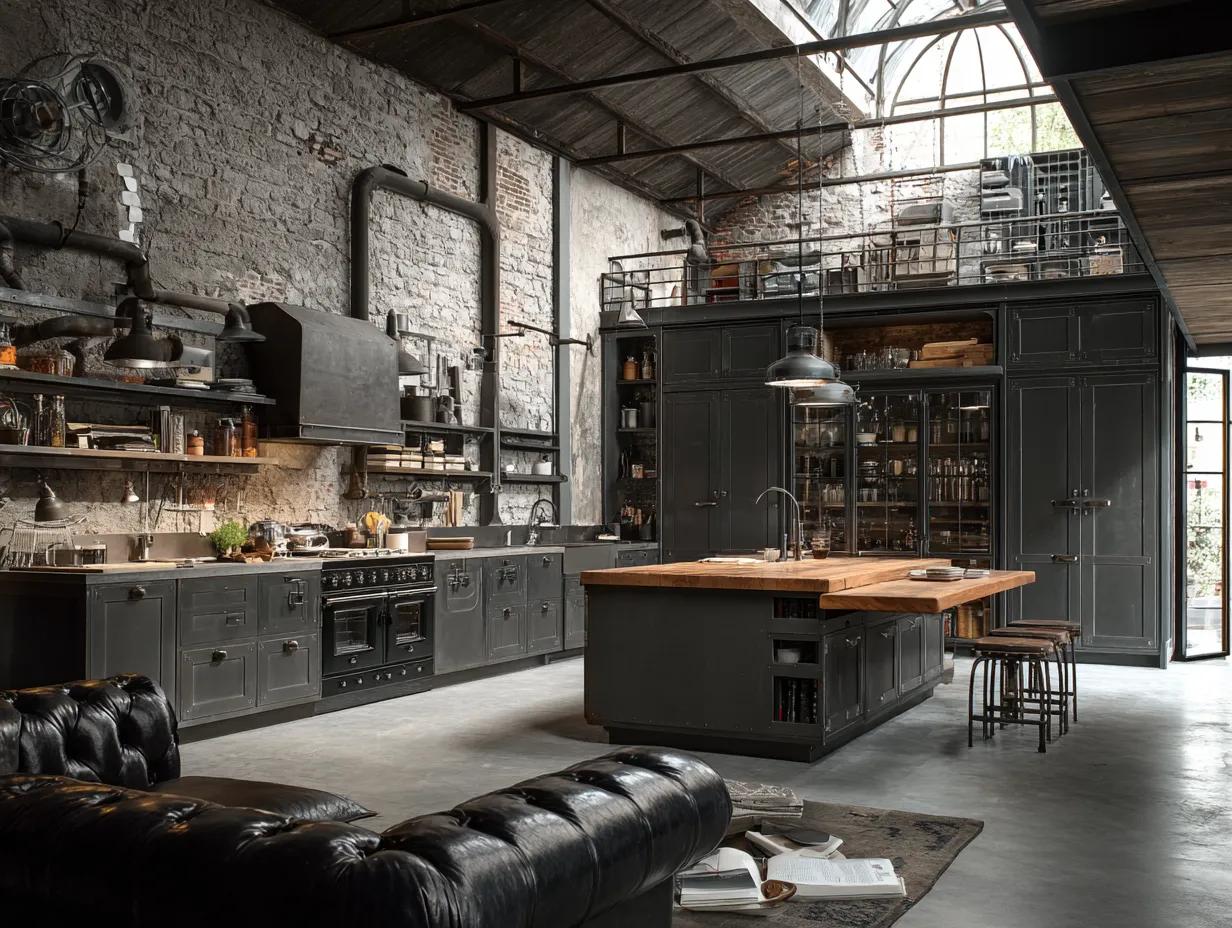 industrial style kitchen renovation inspiration