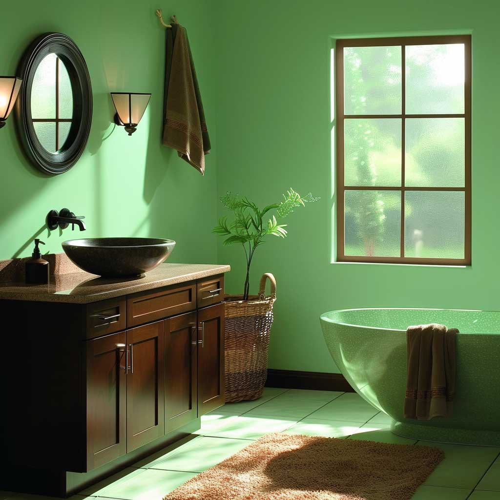 18+ Bathroom Paint Ideas Showcasing Mint And Chocolate For A Refreshing 