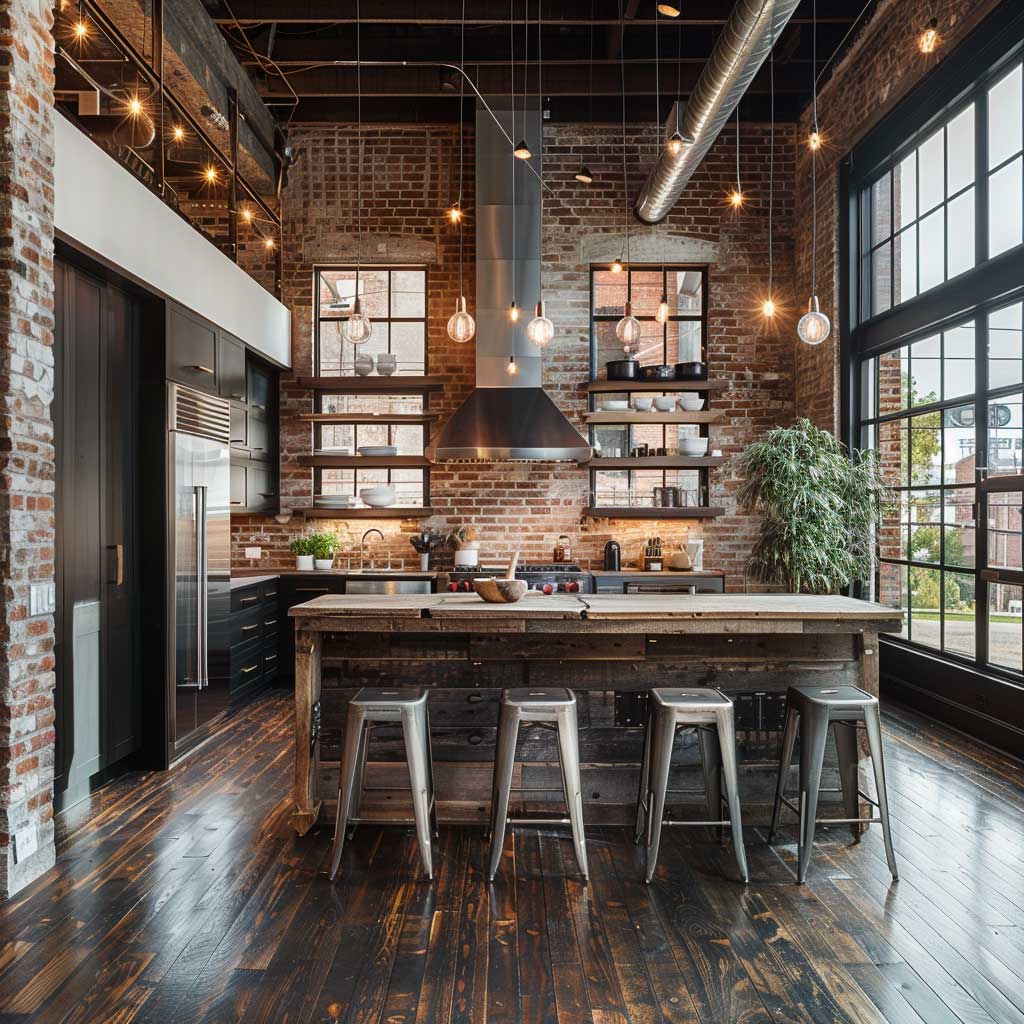 18+ Best Kitchen Designs That Perfectly Blend Industrial Elements with ...