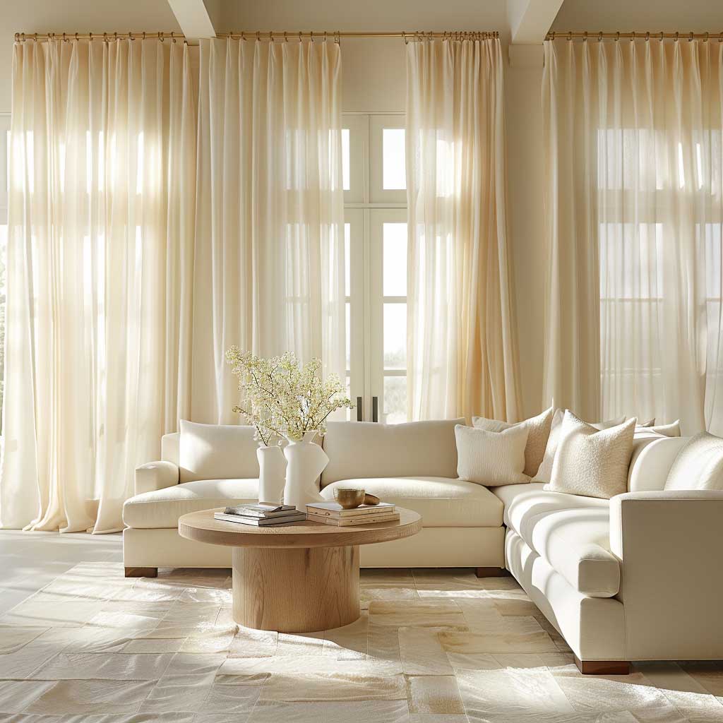 Minimalist Chic Drapery Designs to Simplify Your Living Room Decor ...