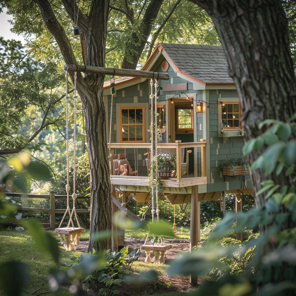 20+ Easy Simple Tree House Designs Perfect for Kids and Adults • 333 ...