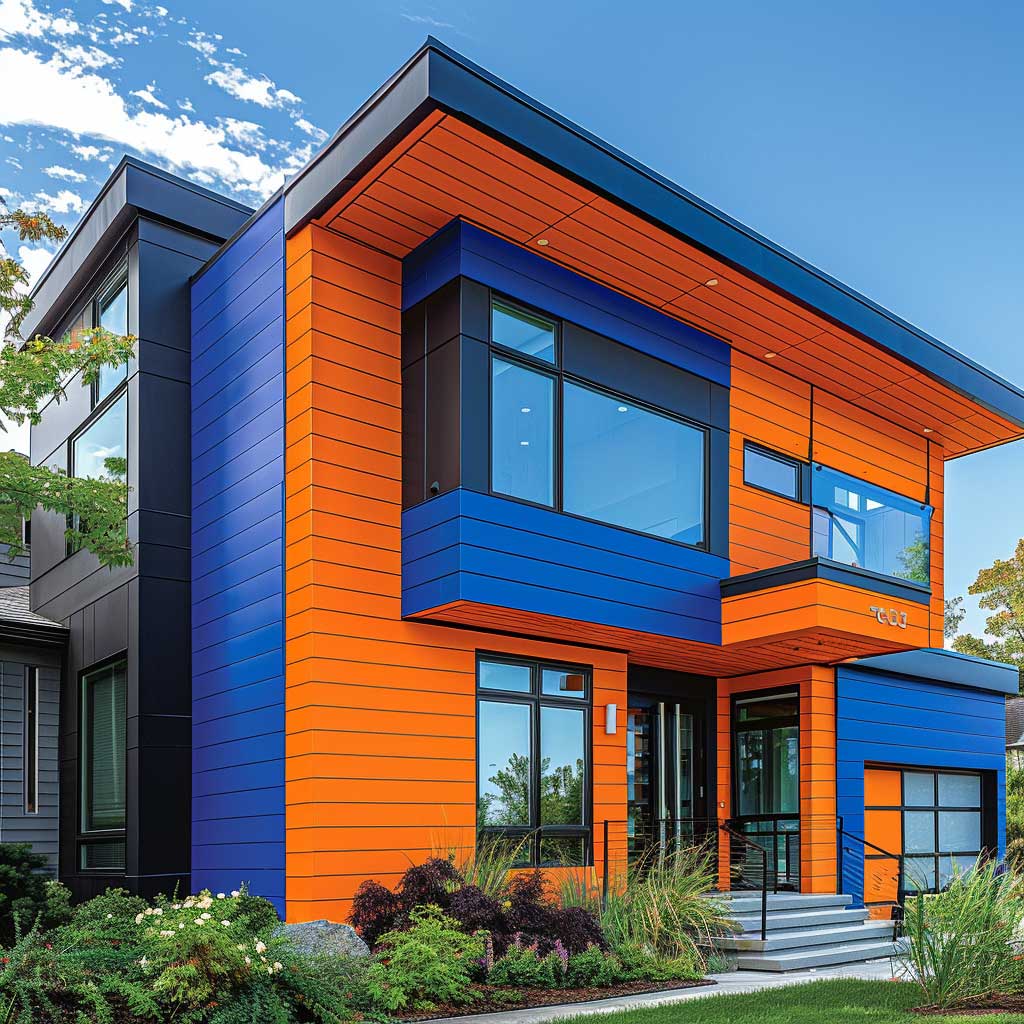 3+ Vibrant Home Exterior Colour Ideas for a Modern Look • 333 ...