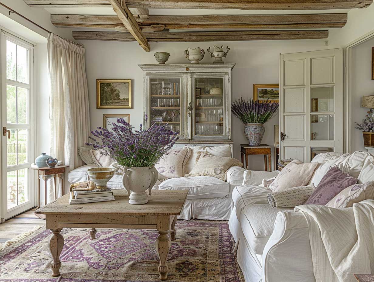 Romantic Interior Decorating Color Palettes for French Country Elegance ...