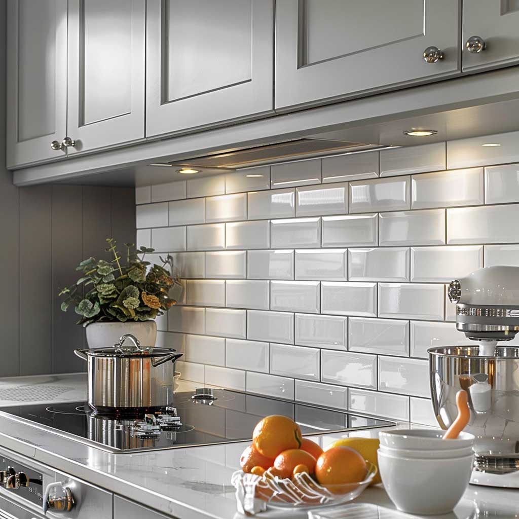 15+ Kitchen Backsplash Designs Featuring Classic White Tones • 333 ...