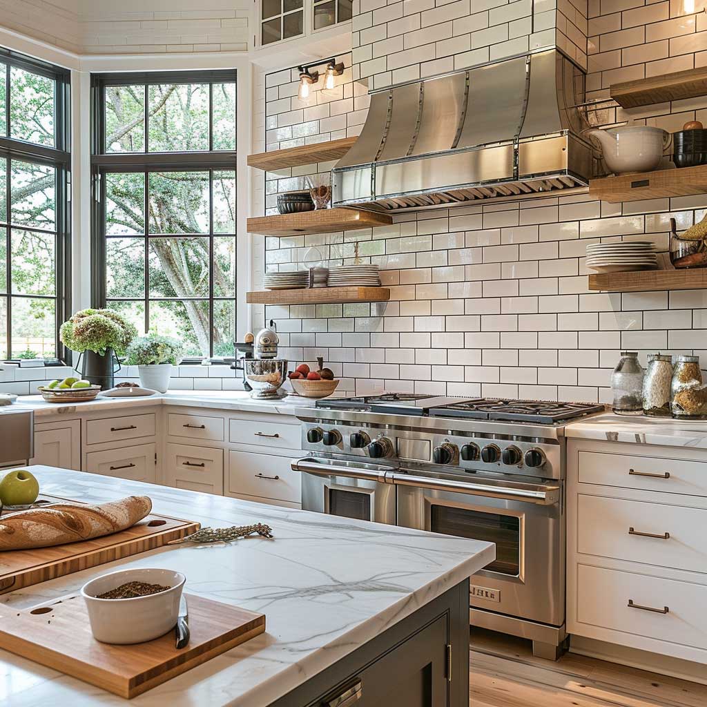 15+ Kitchen Backsplash Designs Featuring Classic White Tones • 333 ...