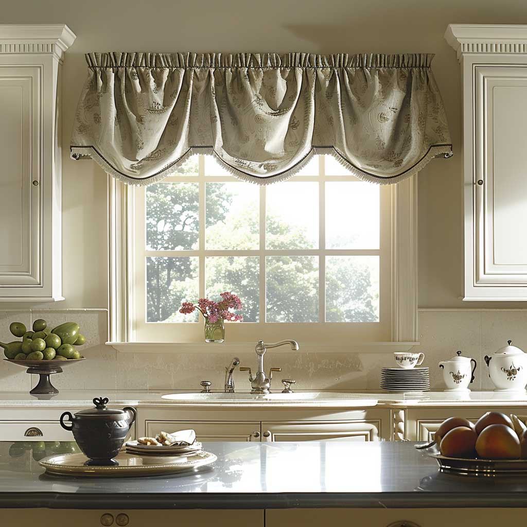 Simple Yet Stunning Kitchen Window Valance Ideas for Any Home • 333k ...