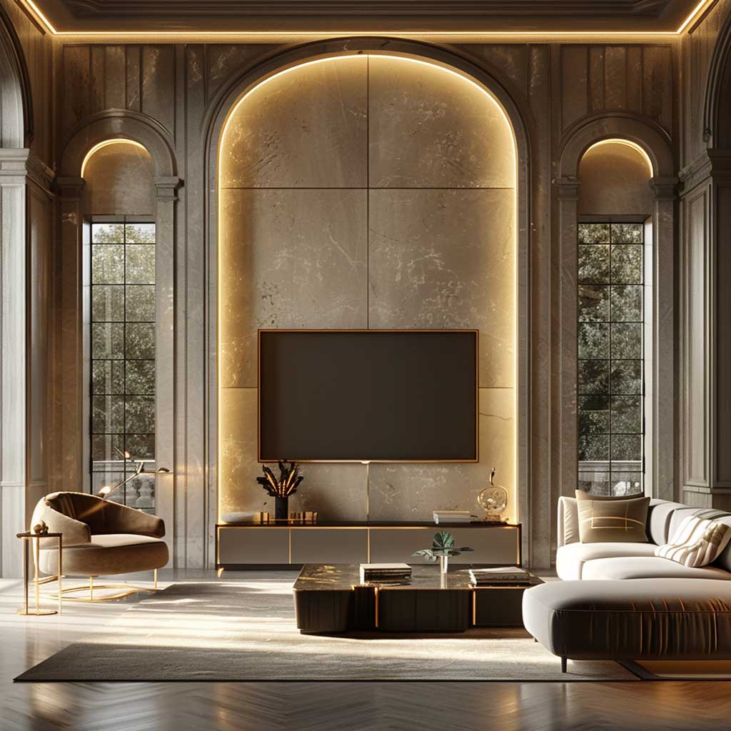 18+ Bold Modern LED TV Wall Panel Ideas to Transform Your Art Deco ...