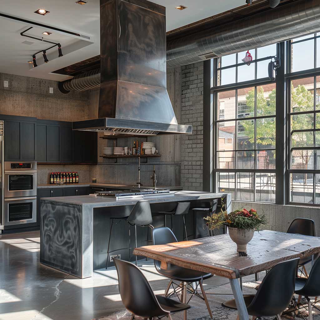 30+ Industrial Nice Kitchen Designs That Combine Functionality with ...