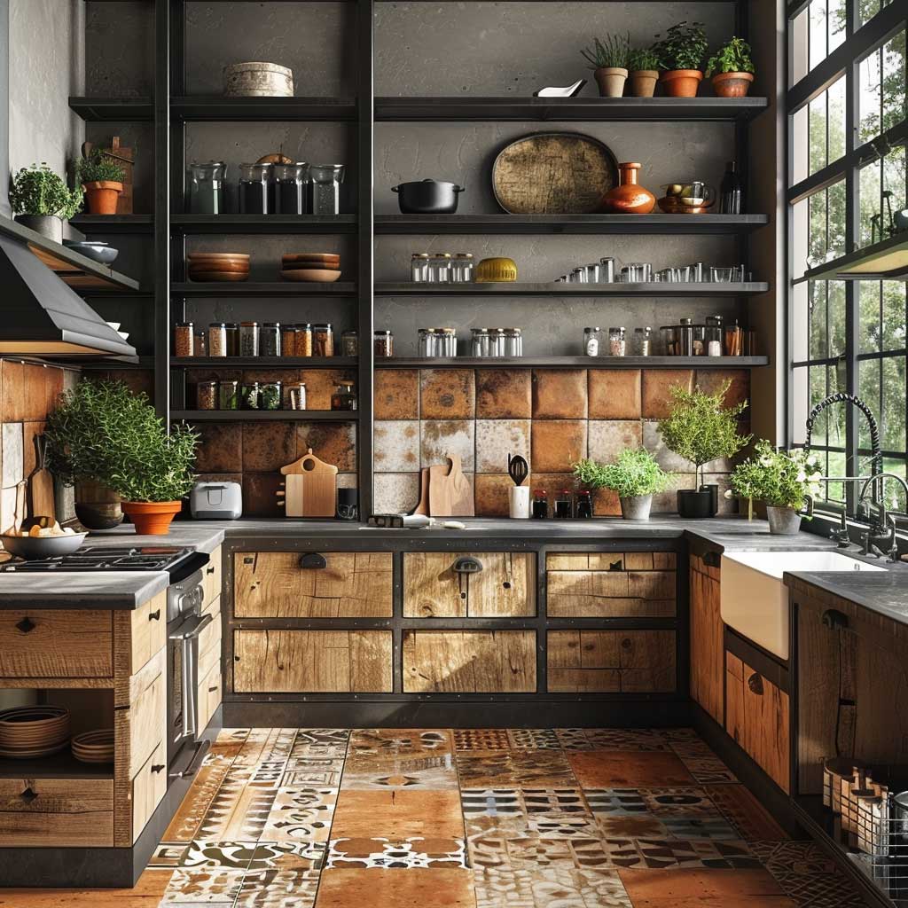 modern industrial kitchen island lighting ideas