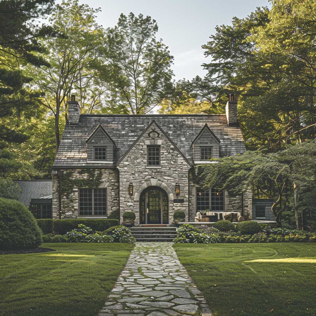 Harmonize Your Exterior with Forest Green and Stone Gray Outdoors Paint ...