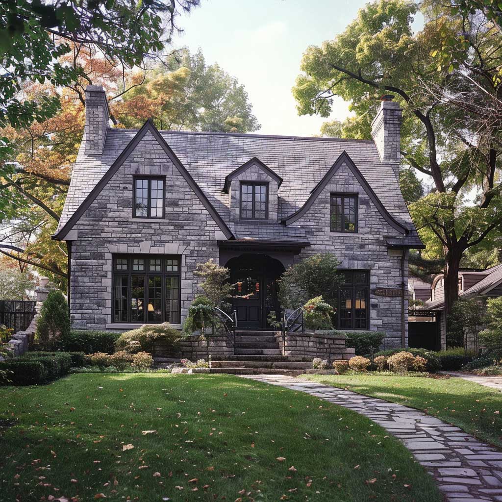 Harmonize Your Exterior with Forest Green and Stone Gray Outdoors Paint ...